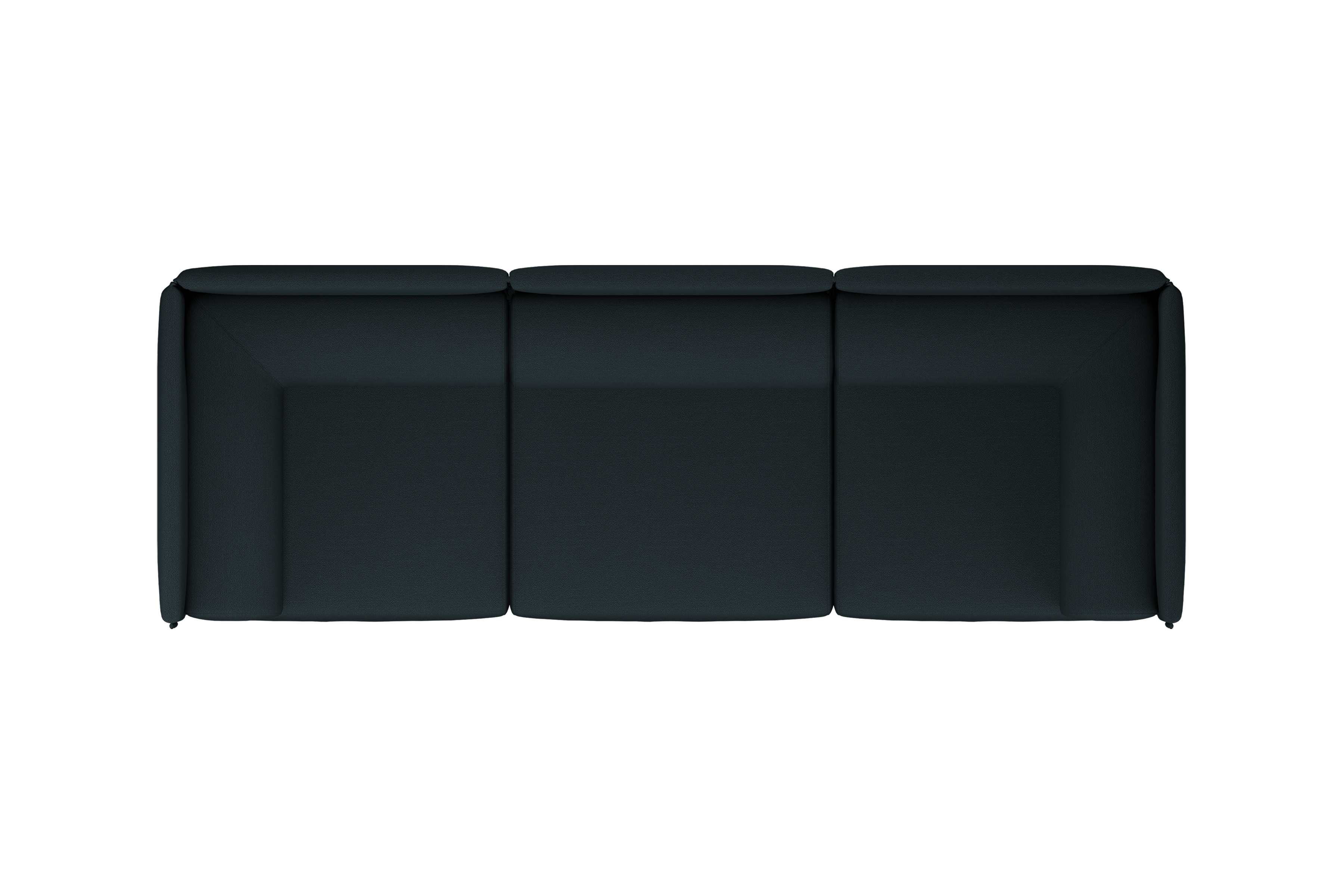 Palo Block 3-seater Sofa Medium Back with Armrests, Pine (UK), Art. no. 20760 (image 3)