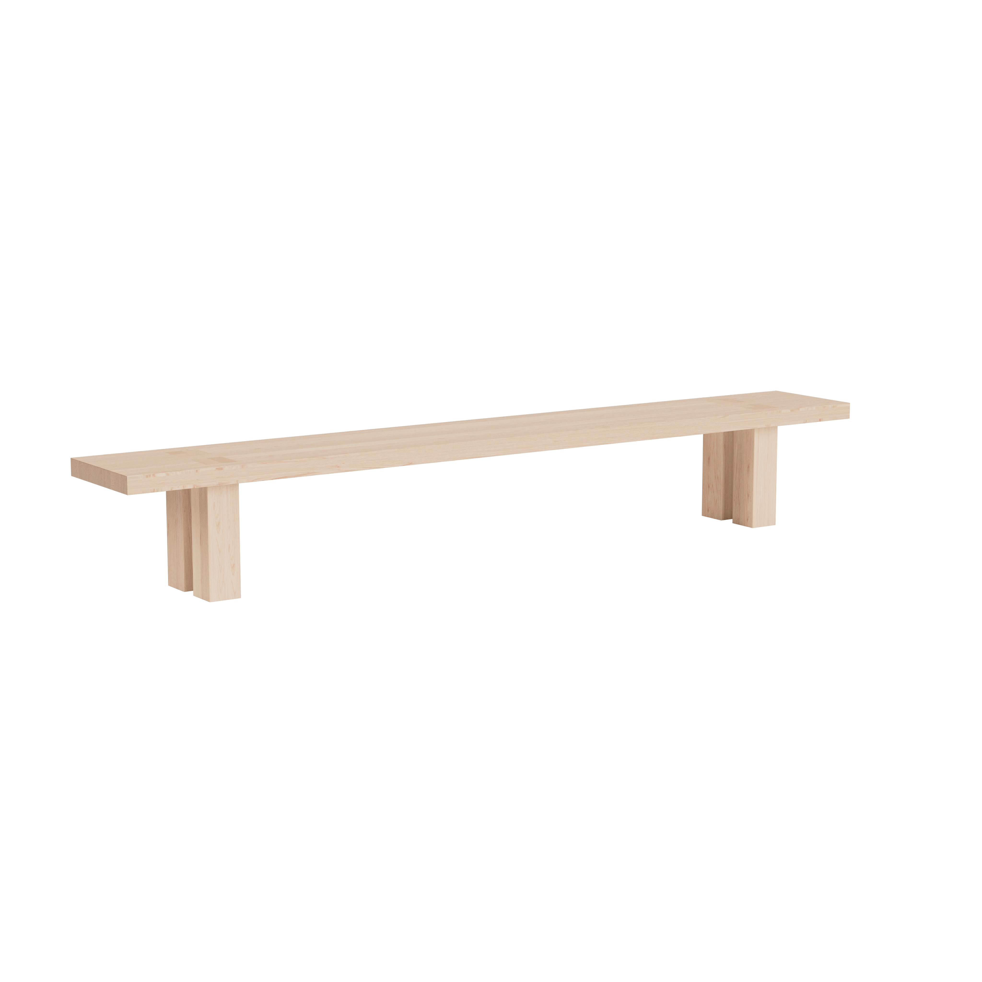 Max Bench 300 cm / 118 in, Ash