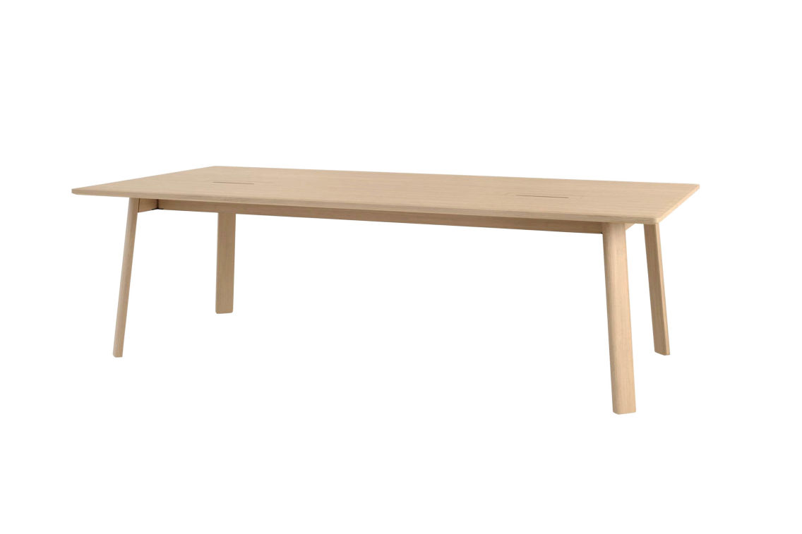Alle Table Conference Table 250 cm / 98 in Media, Natural Oak, Art. no. 12861 (image 1)