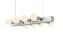 Knuckle Linear Chandelier, Brushed Aluminum, Art. no. 20464 (image 2)