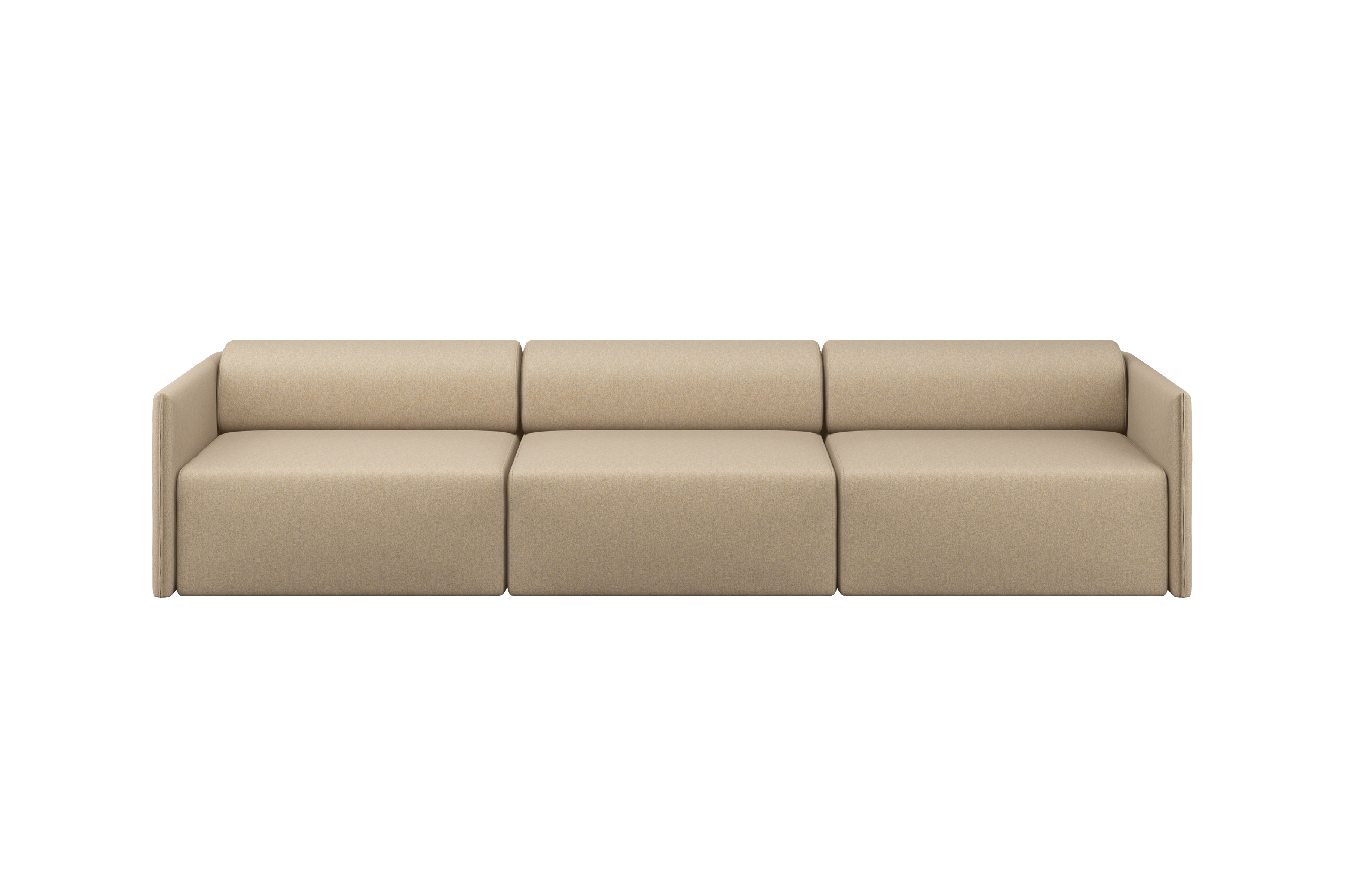 Palo Block 3-seater Sofa Low Back, Beige (UK), Art. no. 20753 (image 1)