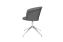 Kendo Swivel Chair 4-star Return, Grey / Polished, Art. no. 30970 (image 3)