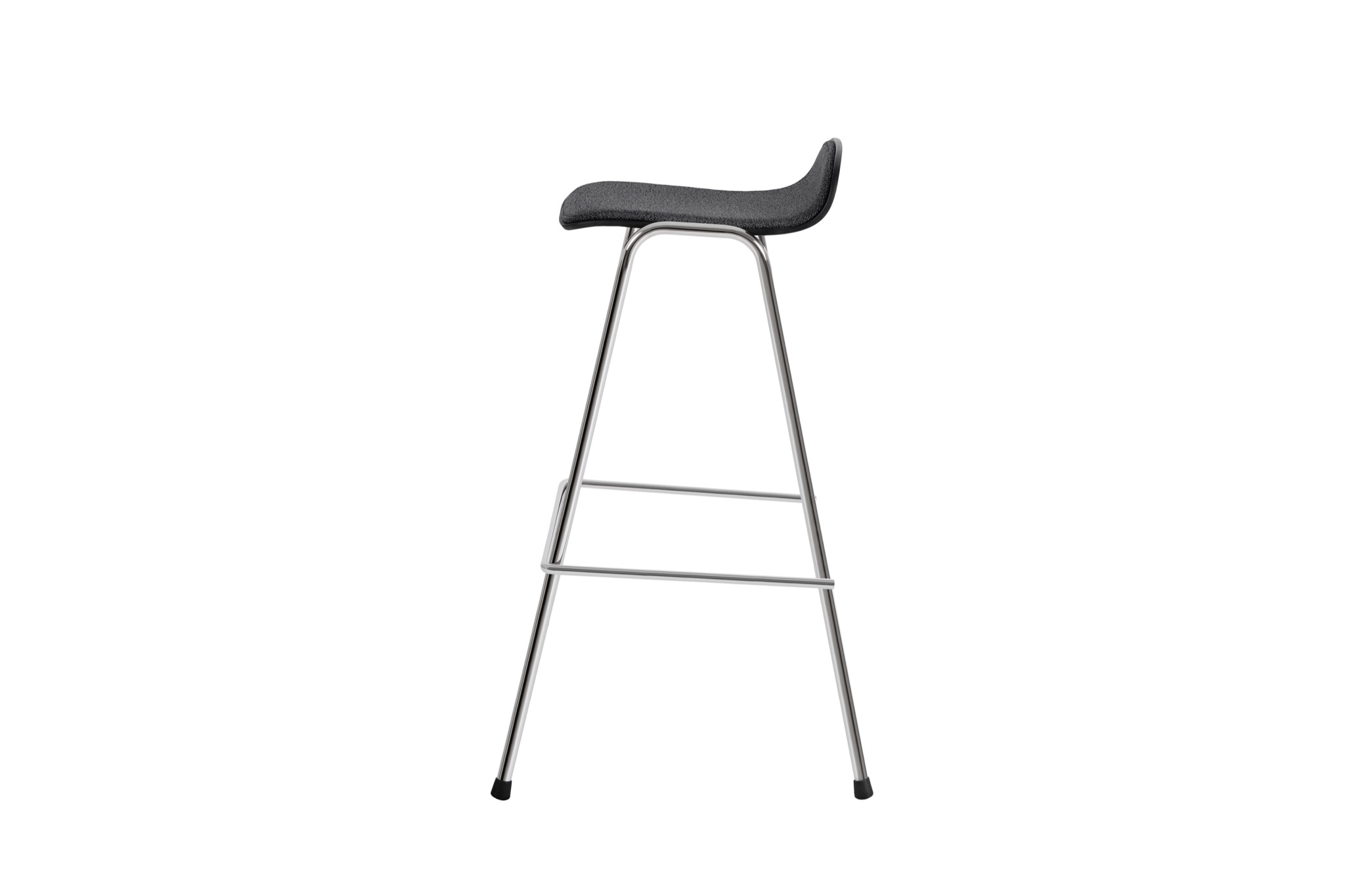 Touchwood Bar Stool, Graphite / Chrome (UK), Art. no. 20855 (image 3)