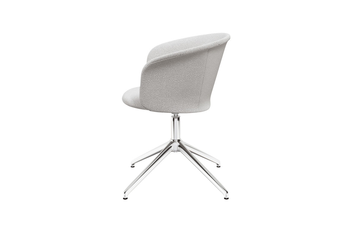Kendo Swivel Chair 4-star Return, Porcelain / Polished (UK), Art. no. 20510 (image 3)