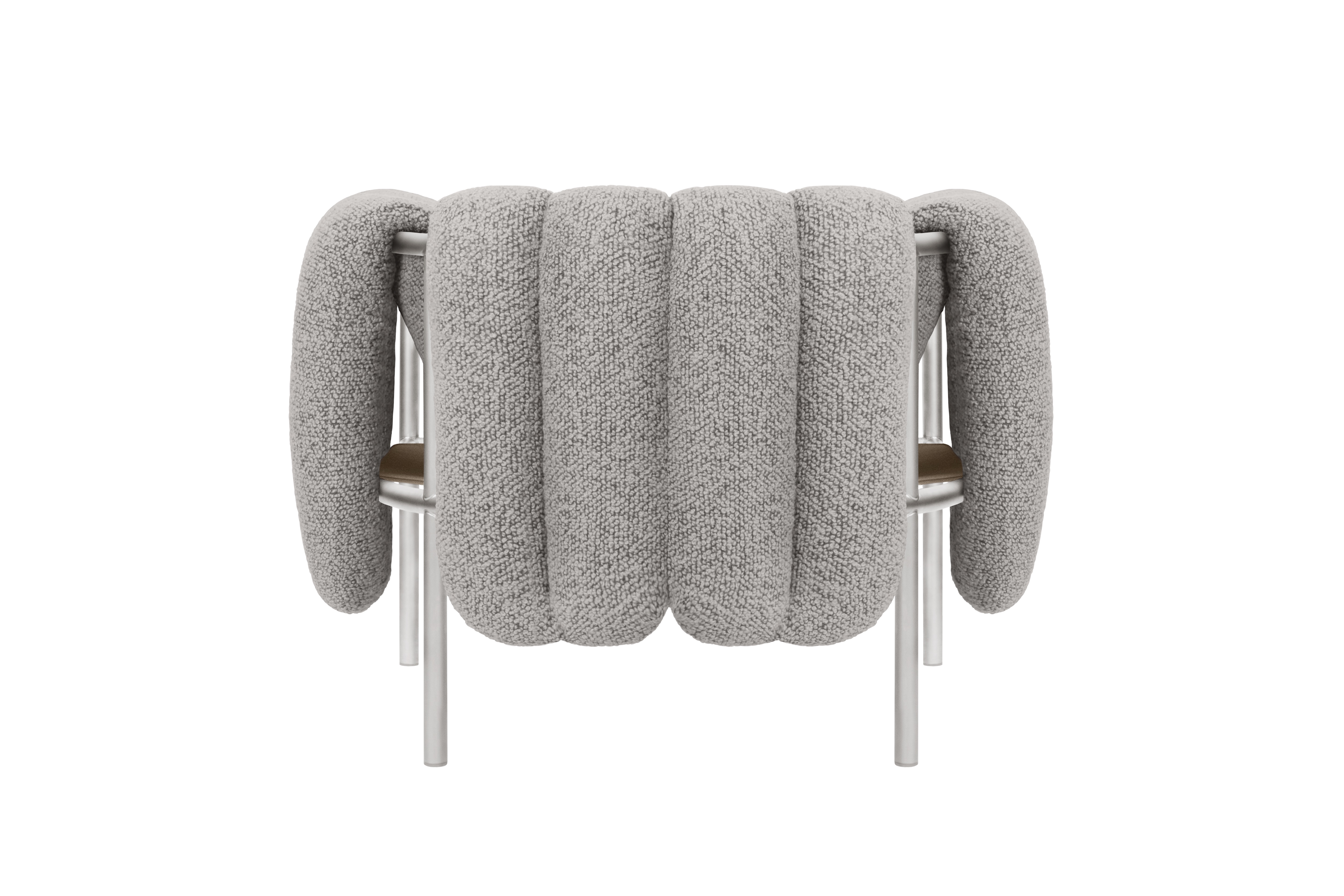 Puffy Lounge Chair, Pebble / Stainless (UK), Art. no. 20696 (image 4)