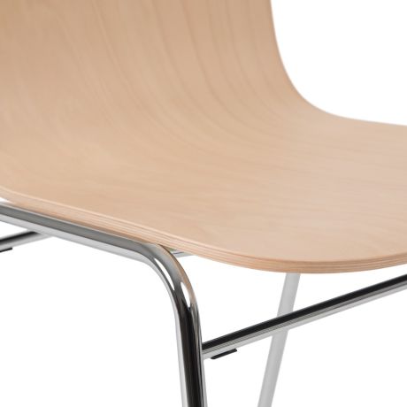 Touchwood Chair, Beech / Chrome
