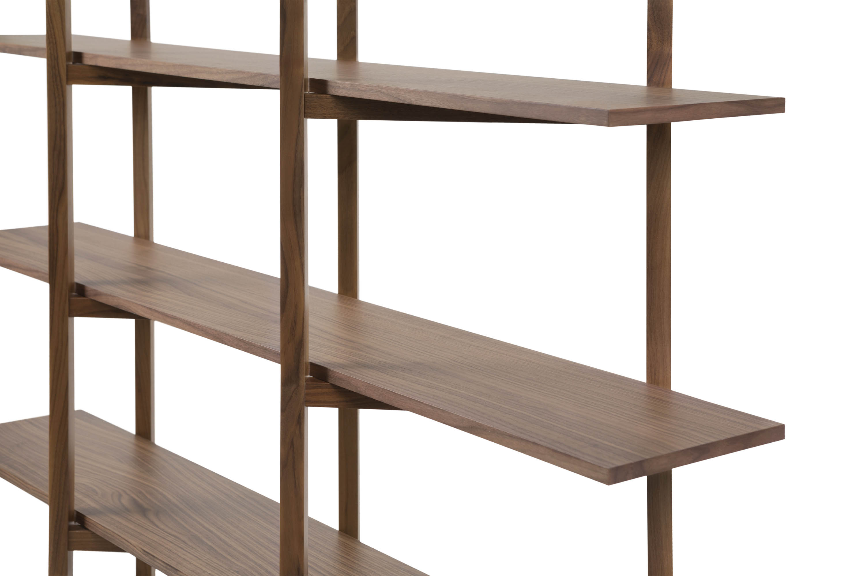 Zig Zag Shelf High, Walnut — Hem