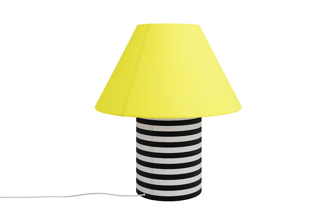 Toto Table Lamp Large, Wax Yellow / Black & White H Stripe (EU), Art. no. 31187 (image 3)
