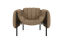 Puffy Lounge Chair, Sawdust / Black Grey, Art. no. 20299 (image 2)