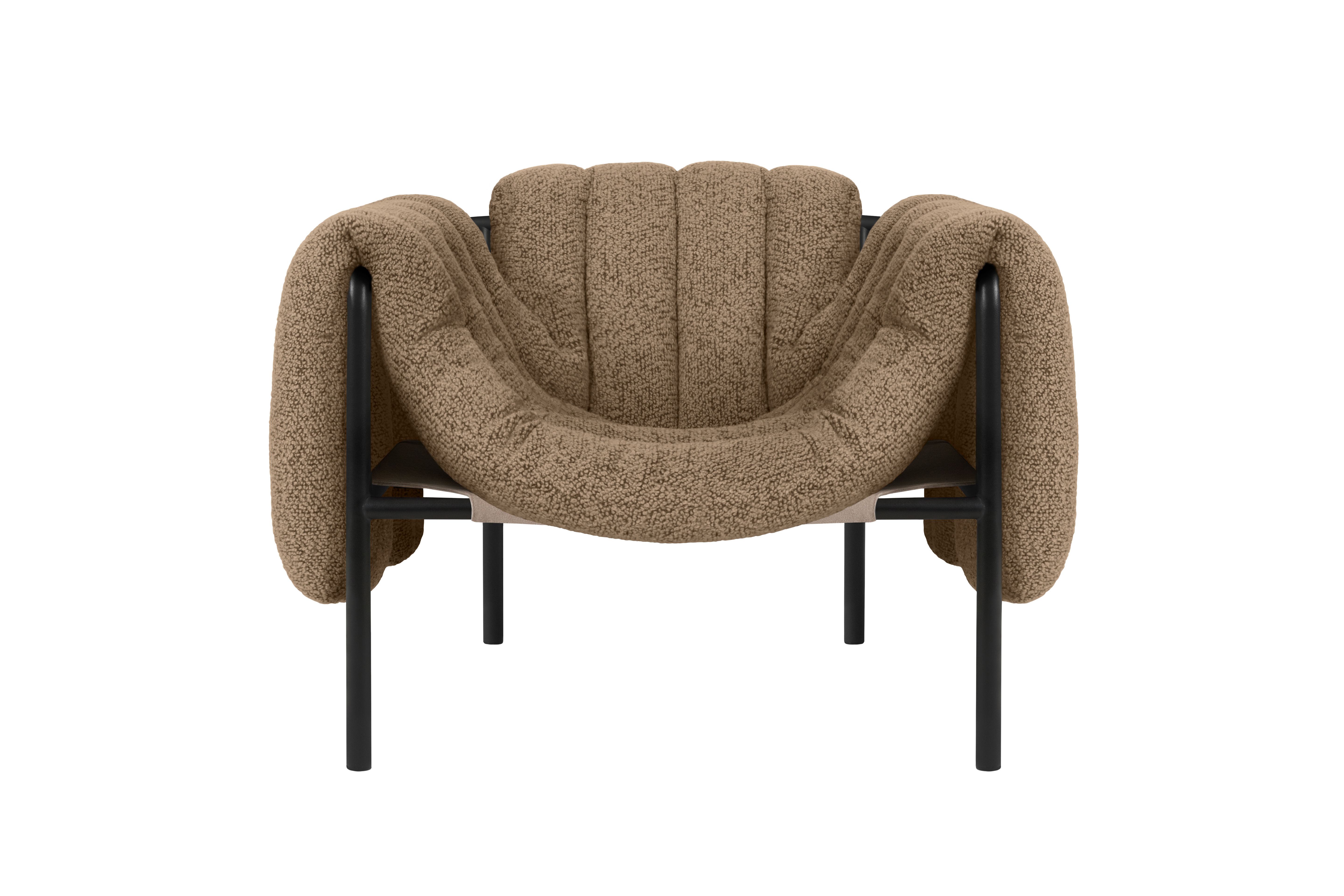 Puffy Lounge Chair, Sawdust / Black Grey (UK), Art. no. 20662 (image 2)