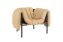 Puffy Lounge Chair, Sand Leather / Black Grey (UK), Art. no. 20642 (image 1)