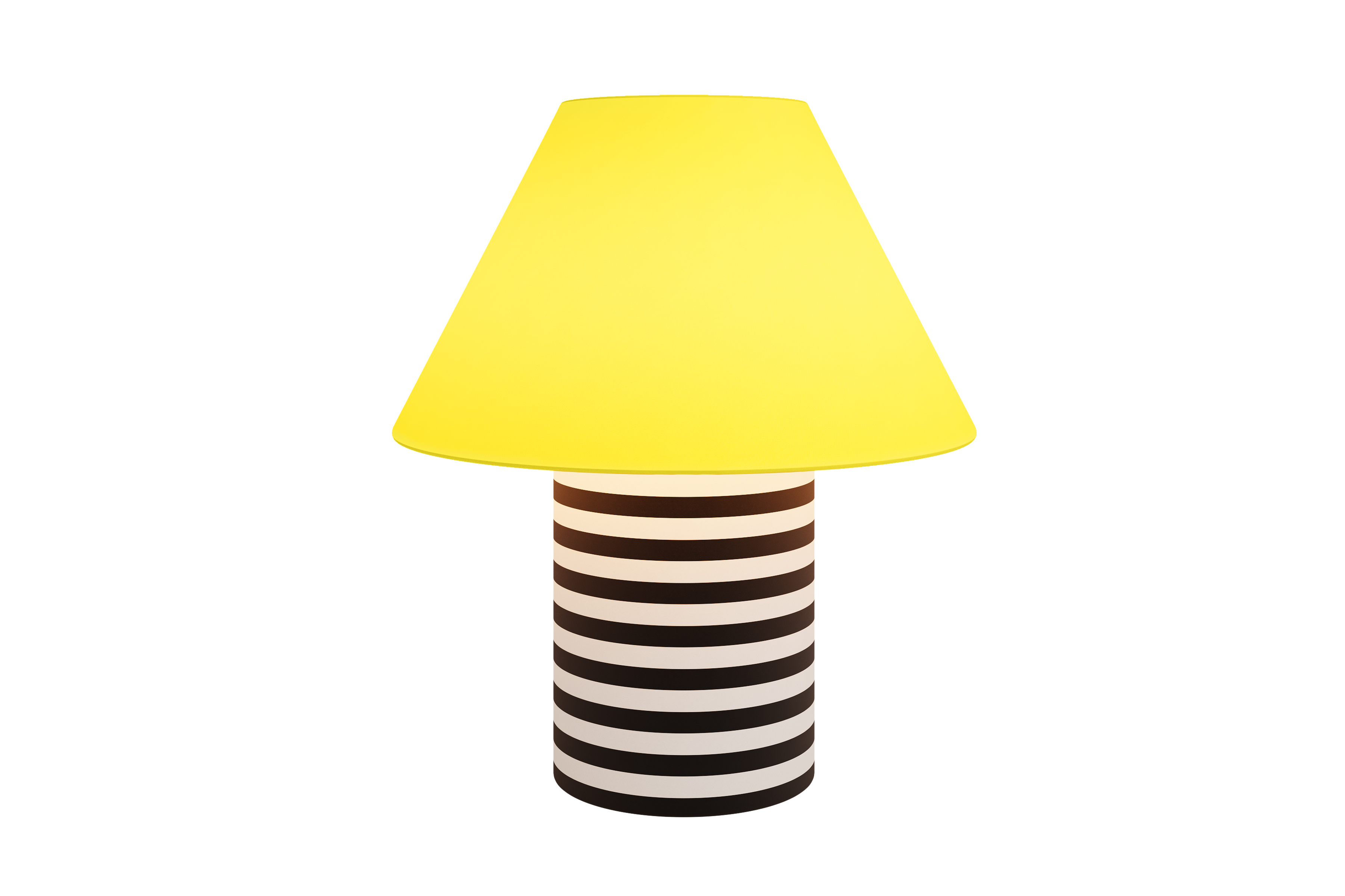 Toto Table Lamp Large, Wax Yellow / Black & White H Stripe (EU), Art. no. 31187 (image 2)