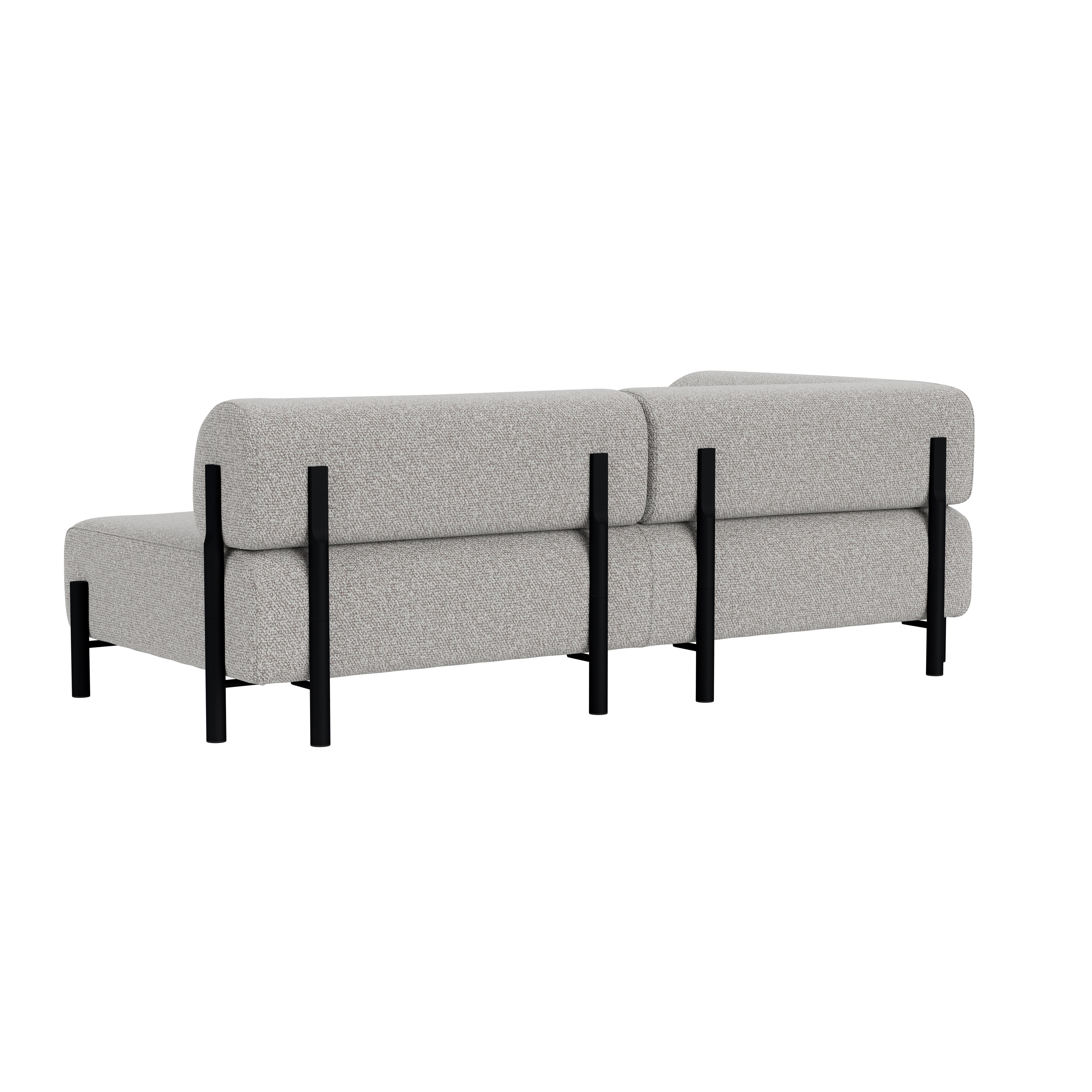 Palo 2-seater Sofa Chaise Left, Storr 612/Black, Art. no. 90779 (image 5)