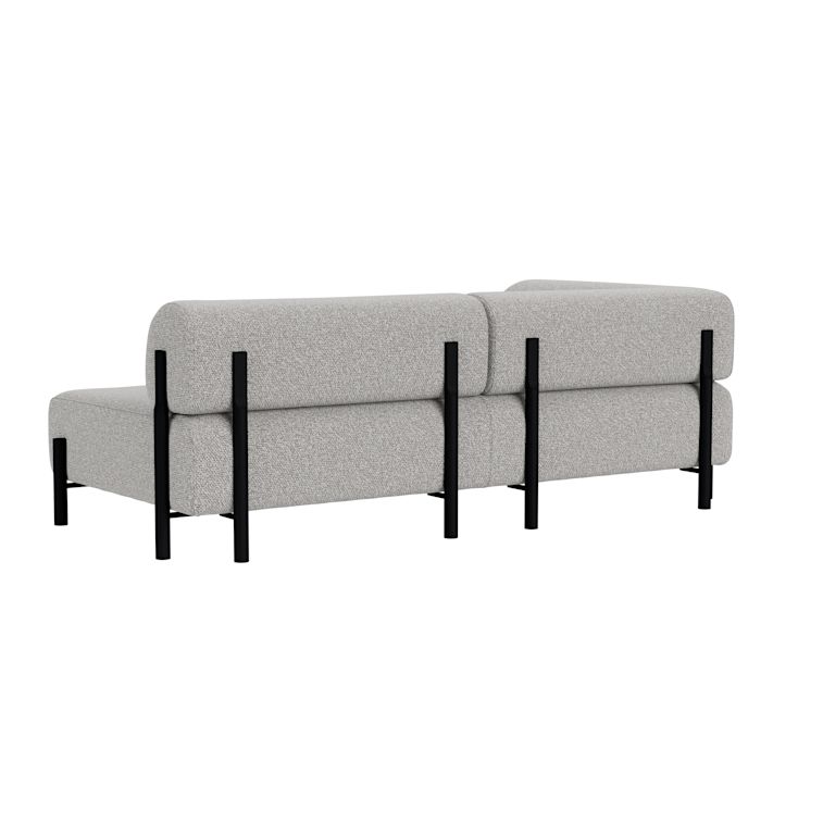 Palo 2-seater Sofa Chaise Left, Storr 612/Black, Art. no. 90779 (image 5)