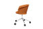 Kendo Swivel Chair 5-star Castors, Cognac Leather / Polished (UK), Art. no. 20526 (image 3)