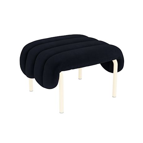 Puffy Ottoman, Velluto Coex VL30 / Cream