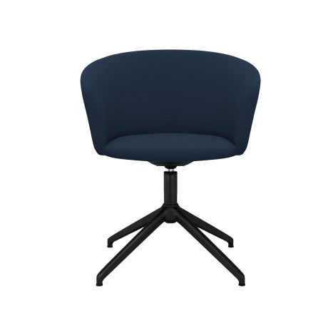 Kendo Swivel Chair 4-star Return, Dark Blue / Black (UK)