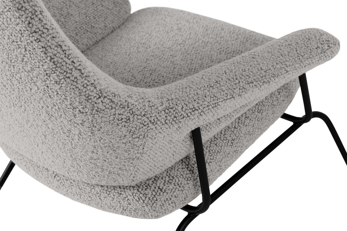 Hai Lounge Chair + Ottoman, Pebble, Art. no. 20266 (image 2)