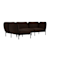Corner Sofa Left with Armrest