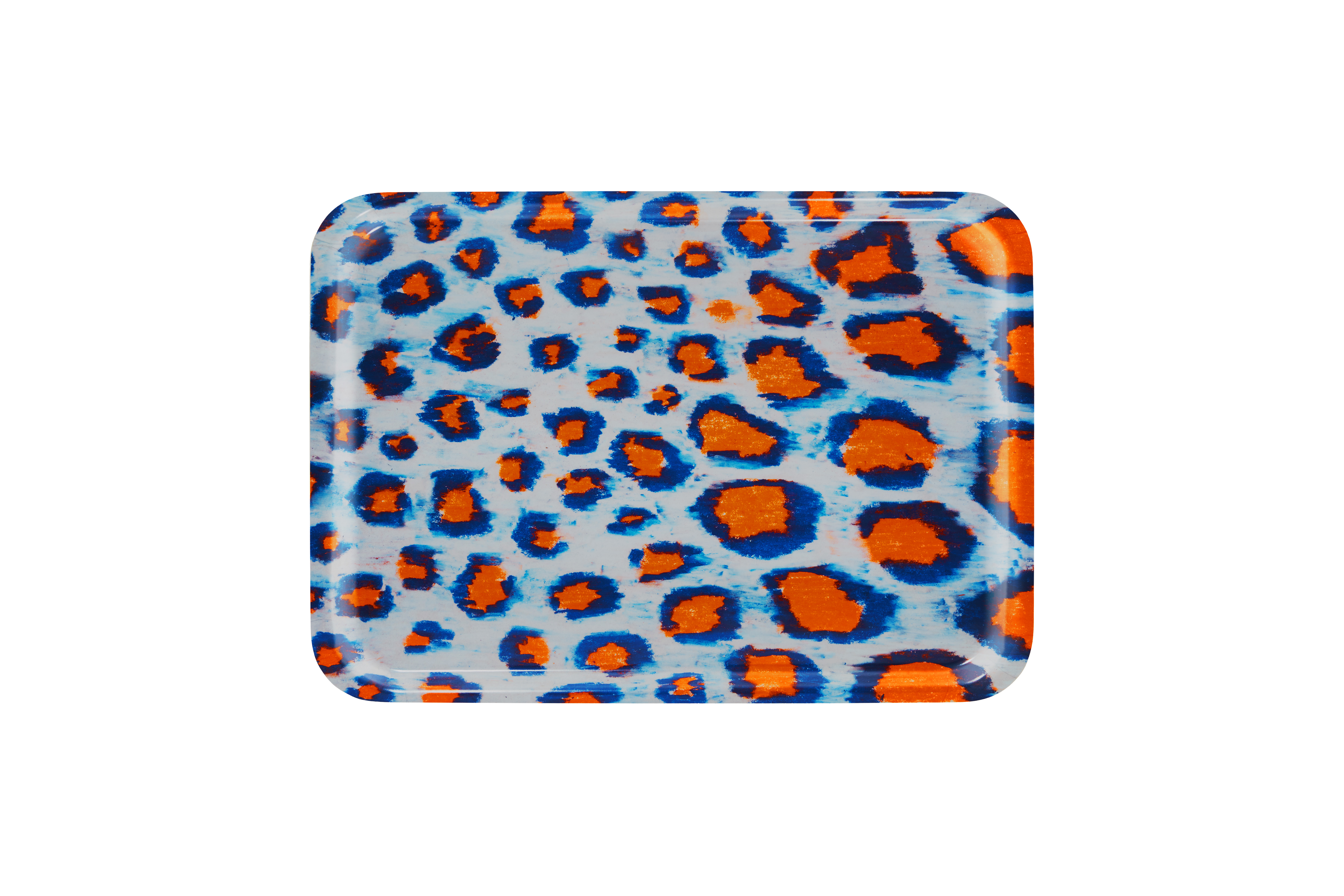 Monster Rectangular Tray Medium, Coral / White / Ultramarine Blue, Art. no. 31431 (image 1)
