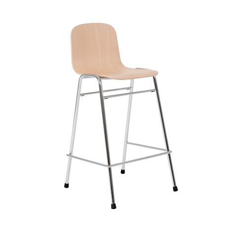 Touchwood Counter Chair, Beech / Chrome