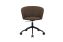 Kendo Swivel Chair 5-star Castors, Rosewood / Black (UK), Art. no. 20536 (image 2)