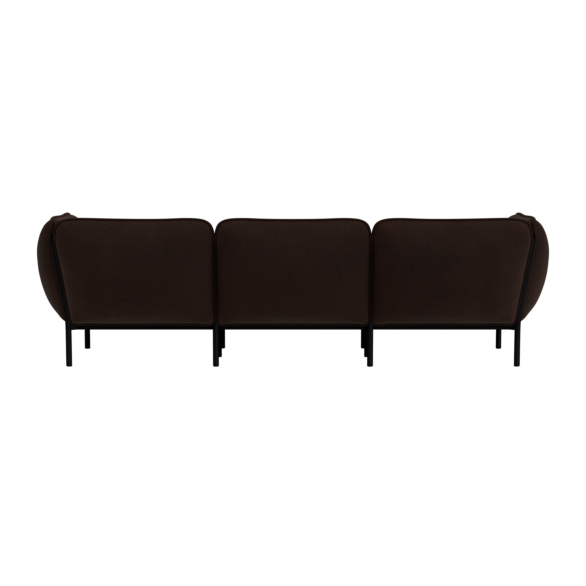 Kumo 3-seater Sofa with Armrests, Sera Rosewood, Art. no. 95478 (image 5)