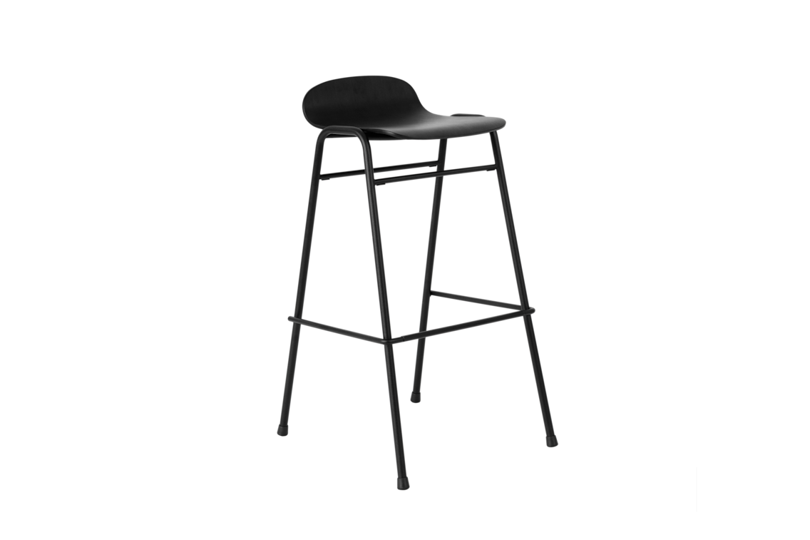 Touchwood Bar Stool, Black / Black, Art. no. 20167 (image 1)