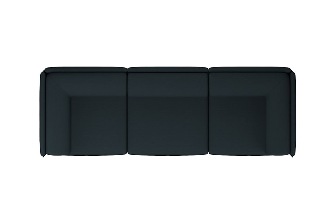 Palo Block 3-seater Sofa Low Back with Armrests, Pine, Art. no. 31409 (image 3)