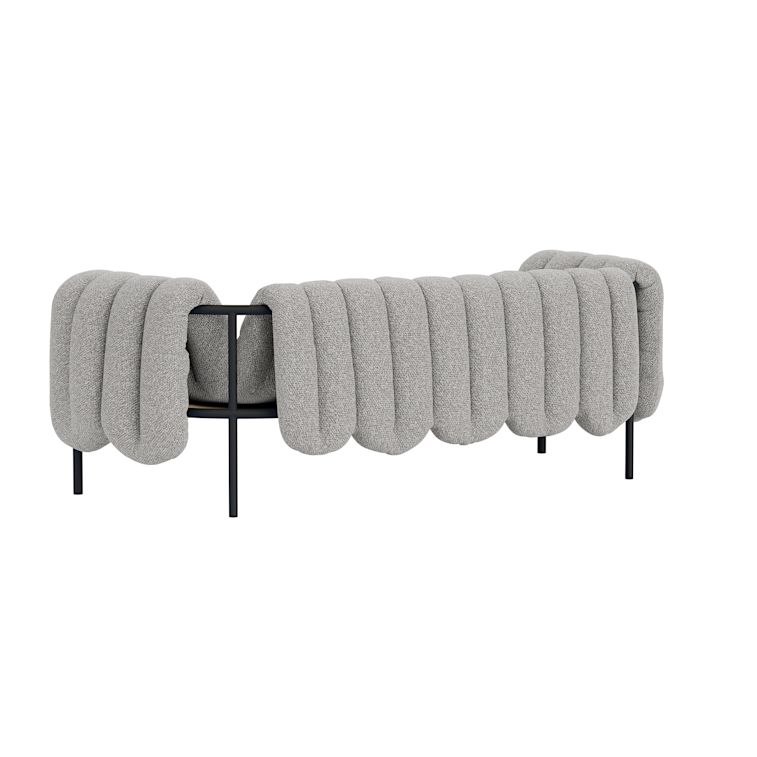 Puffy 2.5-seater Sofa, Storr 0612 / Black Grey, Art. no. 31823 (image 4)