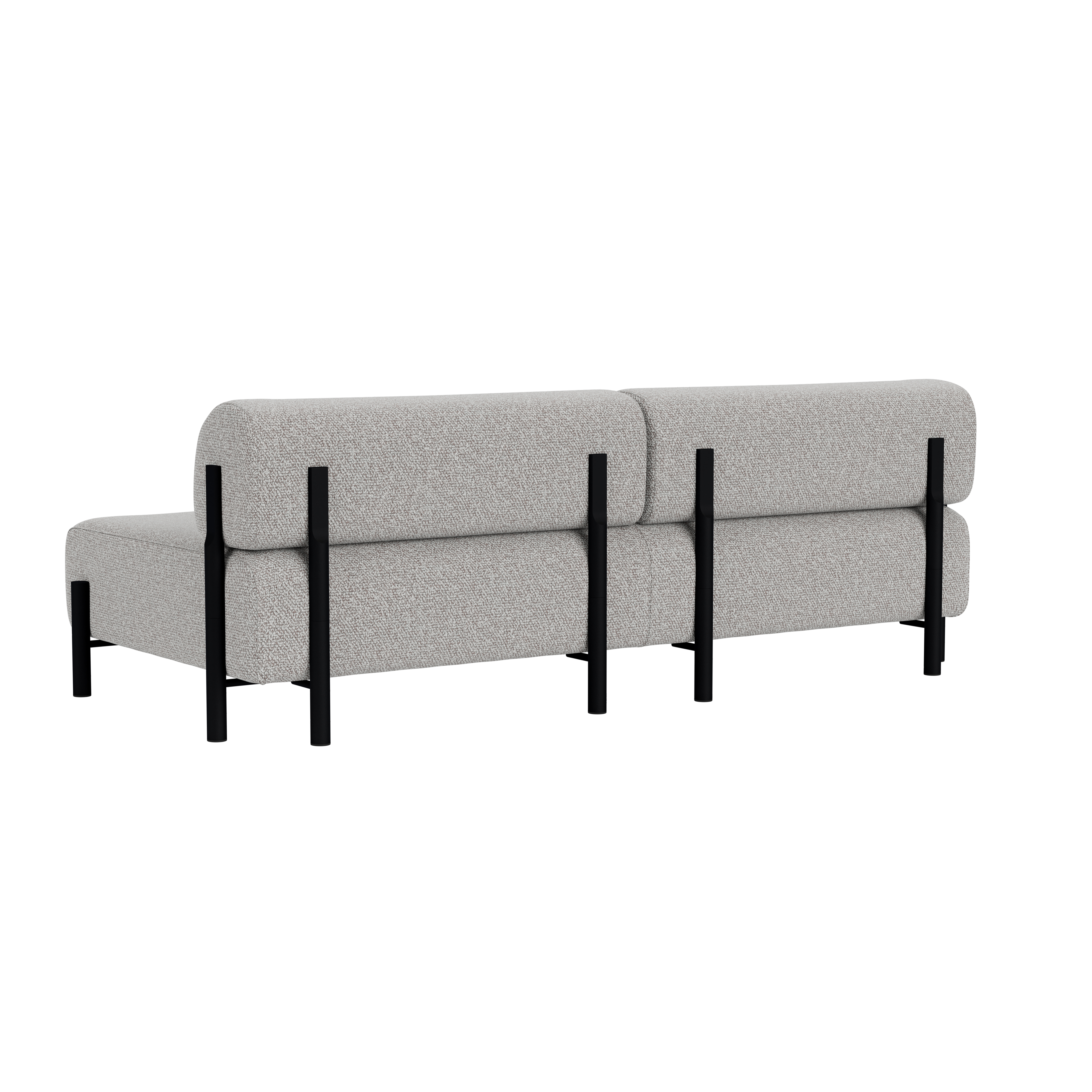 Palo 2-seater Sofa, Storr 612/Black, Art. no. 90723 (image 3)
