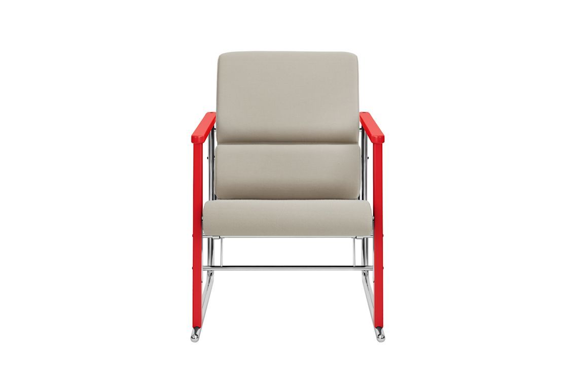 Experiment Lounge Chair, 503 / Red / Light Beige, Art. no. 30949 (image 2)