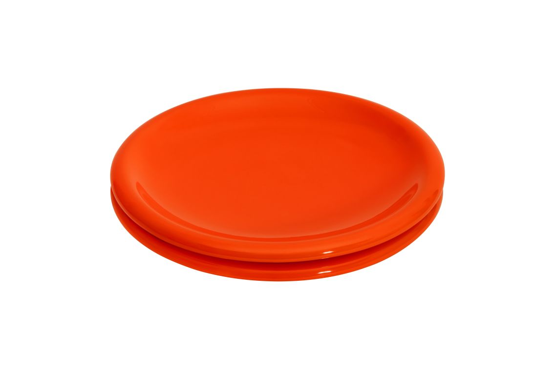 Bronto Plate (Set of 2), Orange, Art. no. 30671 (image 2)