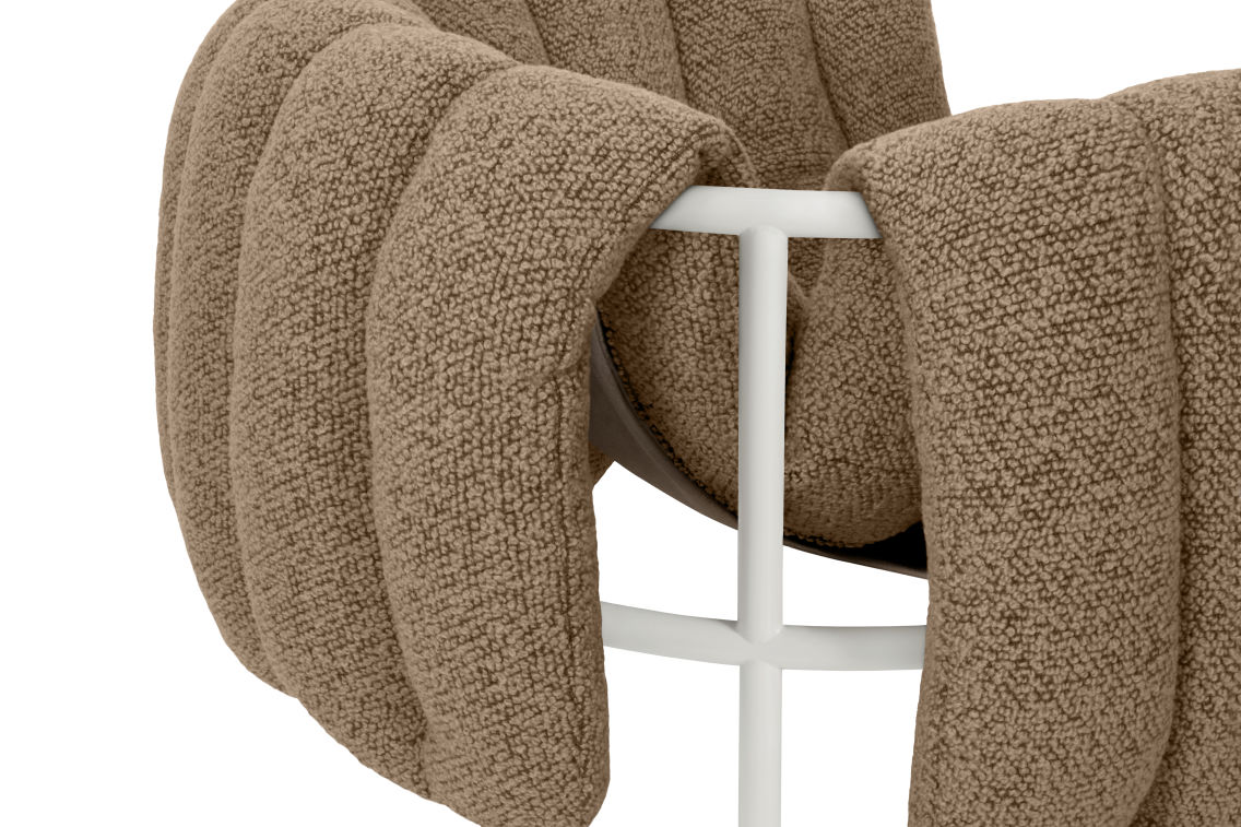 Puffy Lounge Chair, Sawdust / Cream (UK), Art. no. 20663 (image 5)