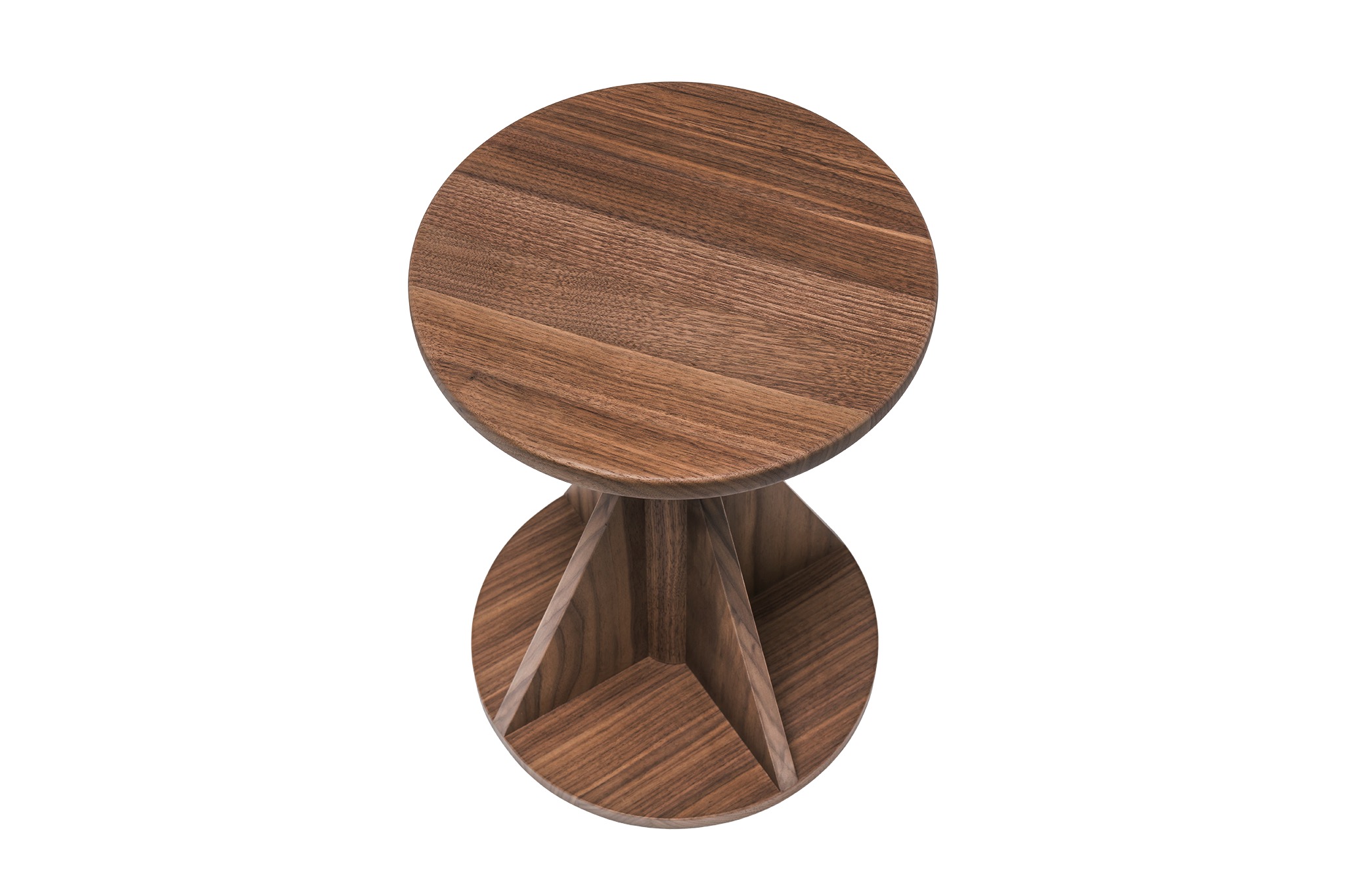 All Wood Stool Rocket, Walnut — Hem