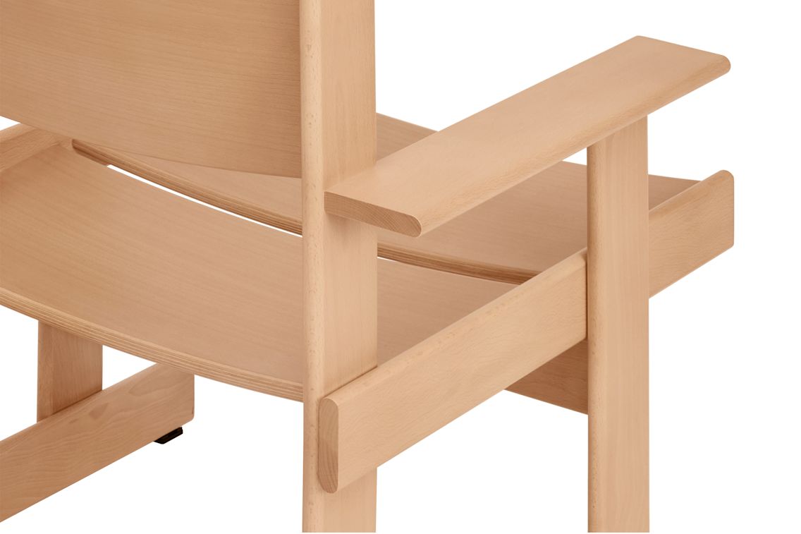 Bullnose Lounge Chair, Natural / Swan Seat Pad, Art. no. 31673 (image 7)