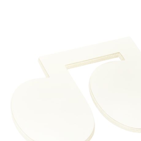 Disco Coasters (Set of 4), Cream