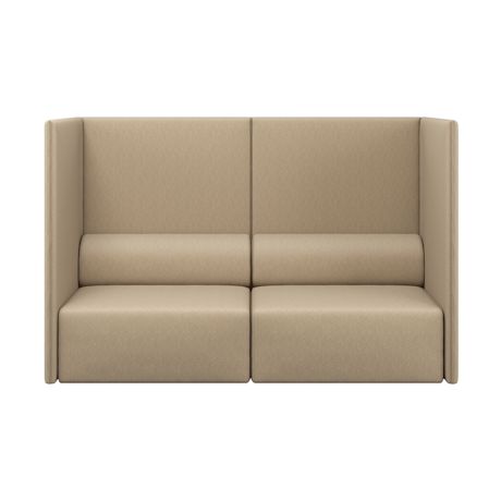 Palo Block 2-seater Sofa High Back, Beige