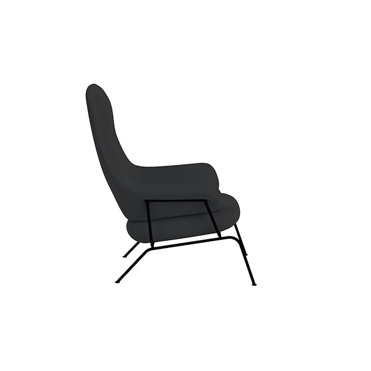 Hai Lounge Chair, Cura 60019/Black, Art. no. 31955 (image 3)