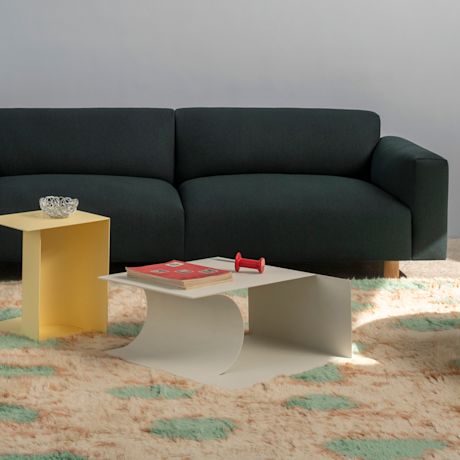Glyph Side Table Alpha, Grey White