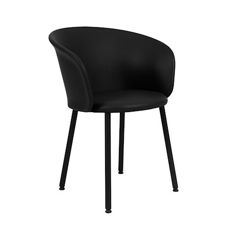 Kendo Chair, Black Leather