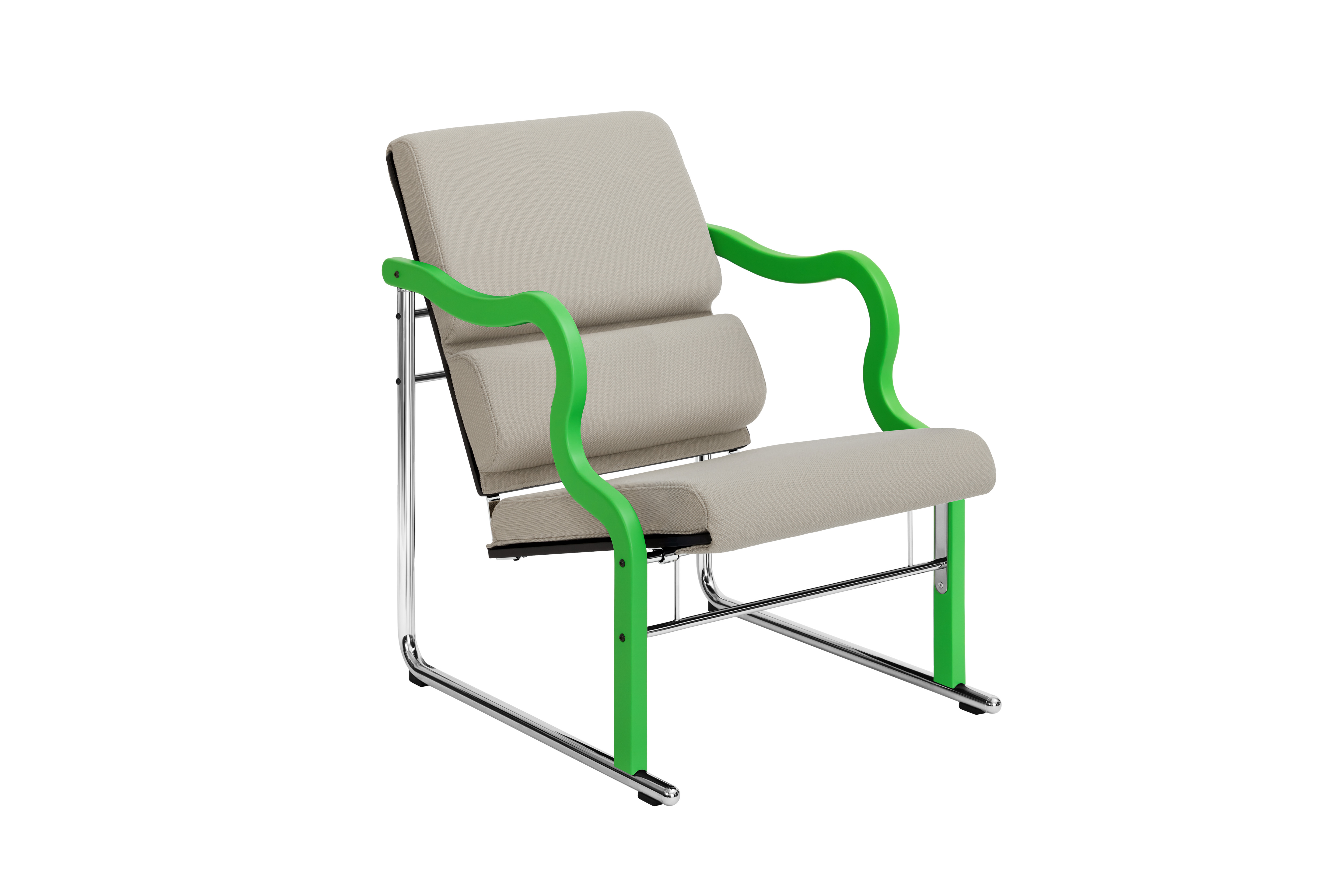Experiment Lounge Chair, 501 / Green / Light Beige , Art. no. 30937 (image 1)