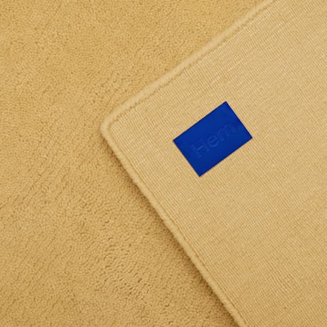 Solid Rug Large, Butter