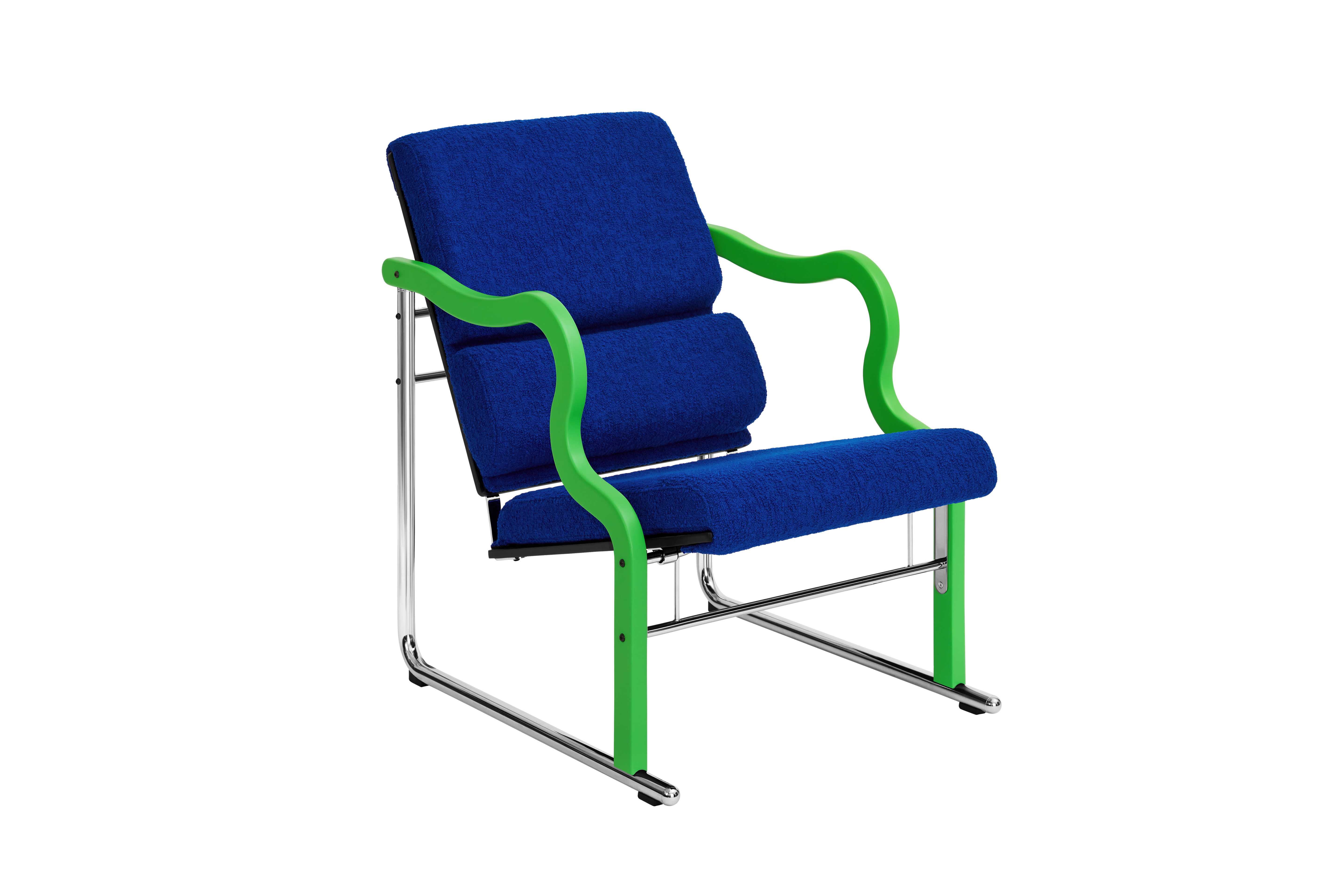 Experiment Lounge Chair, 501 / Green / Ultramarine, Art. no. 30940 (image 1)
