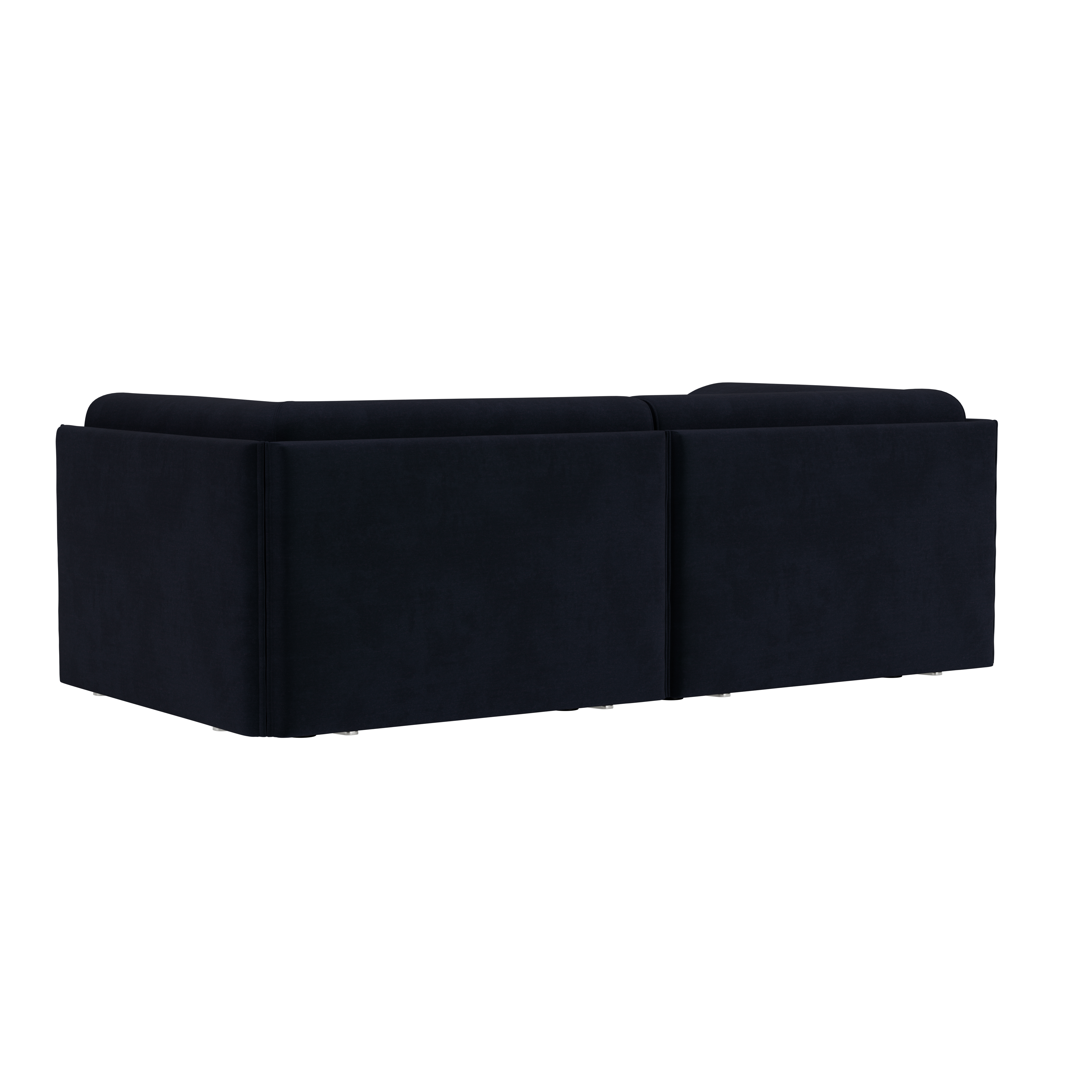 Palo Block 2-seater Sofa Low Back with Armrests, Velluto Coex VL30, Art. no. 31924 (image 4)