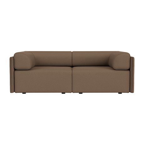 Palo Block 2-seater Sofa Low Back with Armrests, Autumn 361