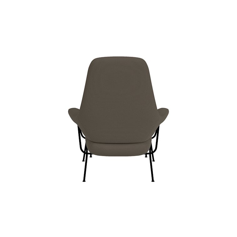 Hai Lounge Chair + Ottoman, Cura 61169/Black, Art. no. 31960 (image 3)