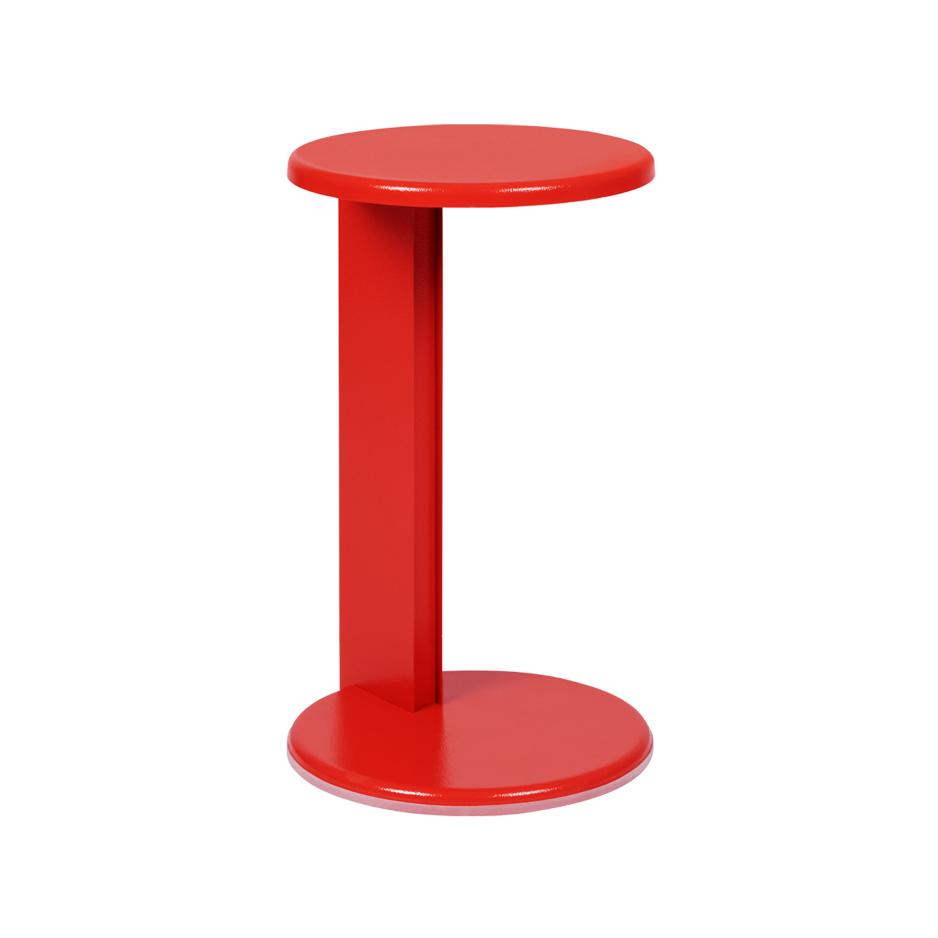 Lolly Side Table, Traffic Red Gloss