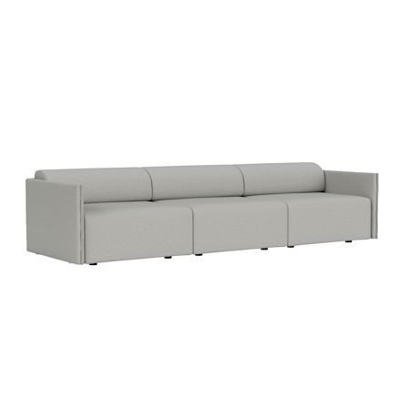 Palo Block 3-seater Sofa Low Back, Amdal 130