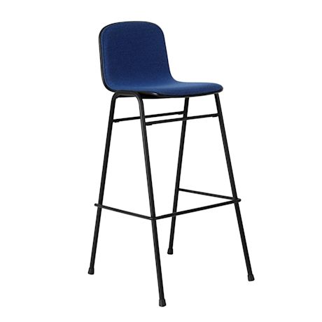 Touchwood Bar Chair, Cobalt / Black